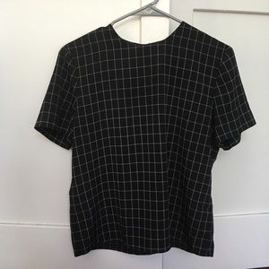 Vintage Windowpane Top